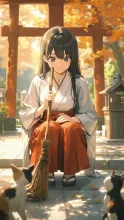 巫女 vs シスター·和か洋か の投稿作品