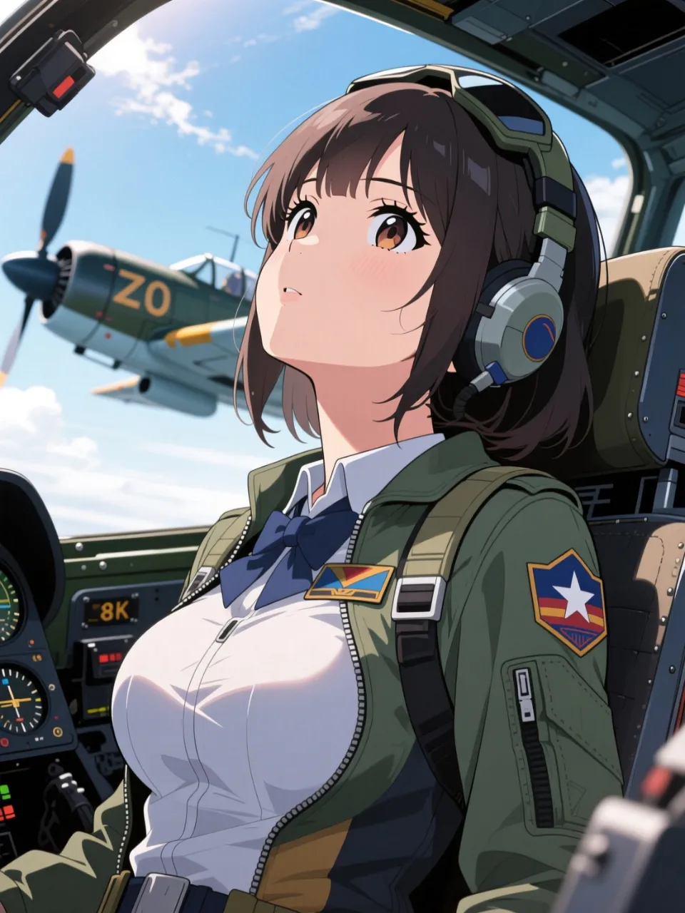 高精度アニメ - 女性パイロット / 444 epsilon
