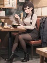 「穂蔵　灯子(ほのぐら　とうこ)」年越しそばを食べる。