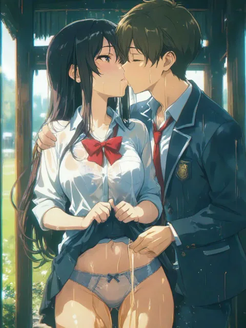 「こんなに濡れちゃって⁈ どうすれば、、、♡」