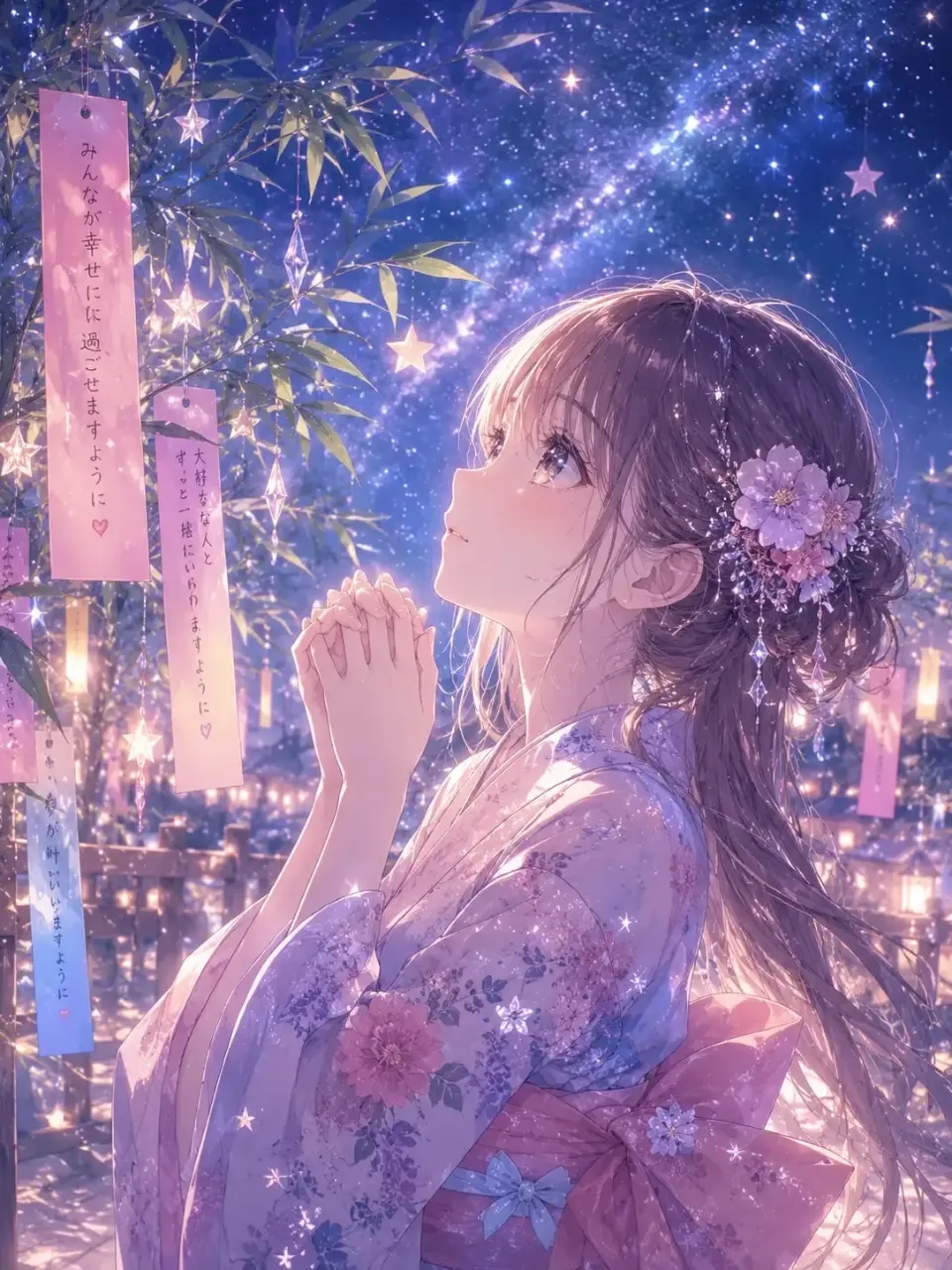 願い事🎋❤️ — ぴつさんのAIイラスト