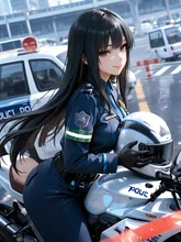 彼女がメットを外したら