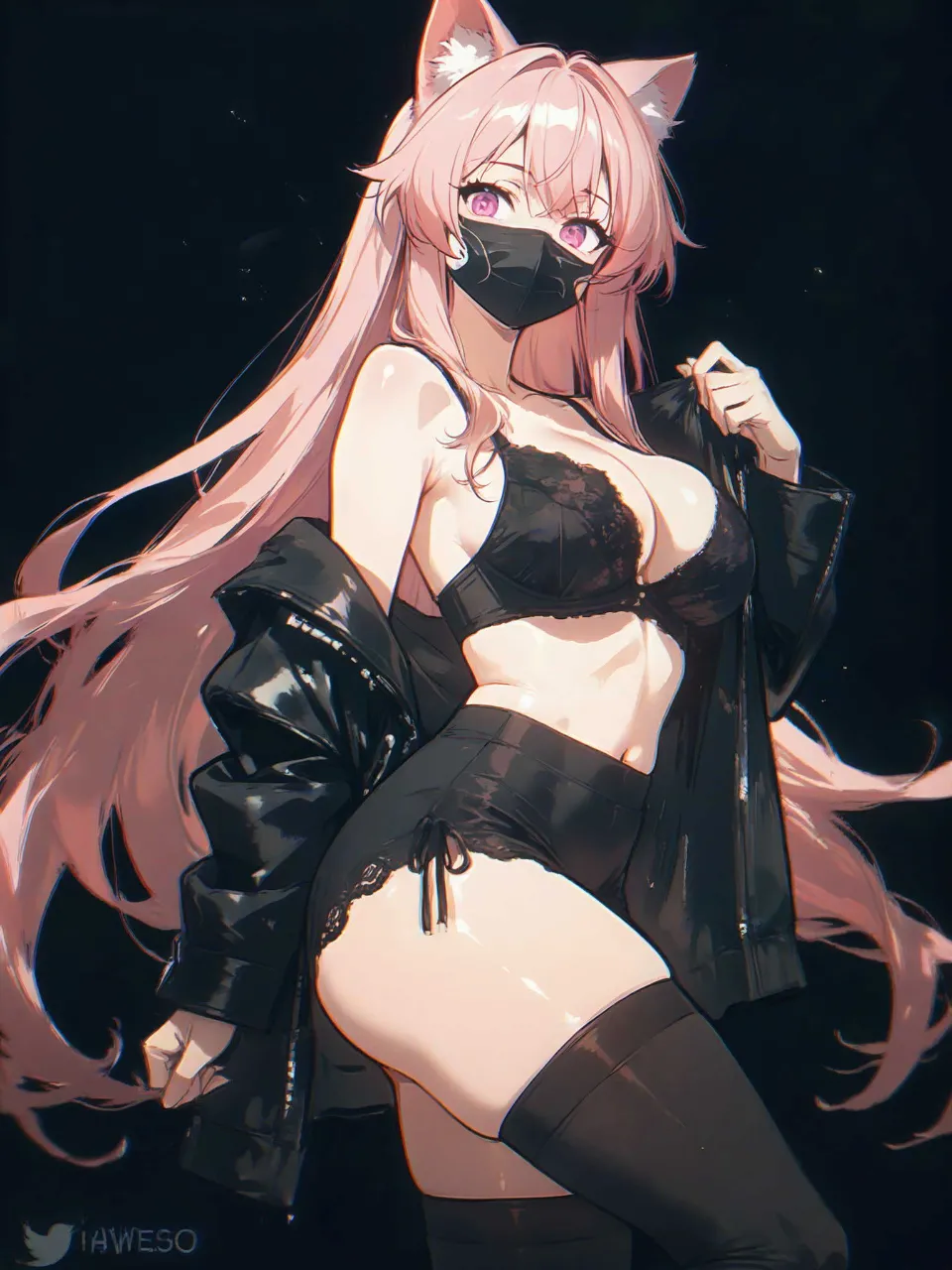 地雷系の猫娘