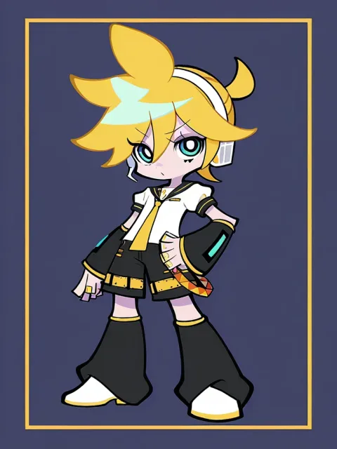 ちびキャラ風カートゥーン 鏡音レン