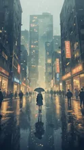 雨の降る