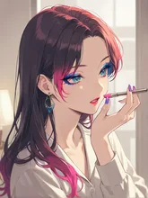 メイク中