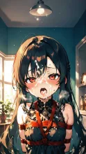 縛られてかけられて気持ちいいですぅ💞💞💞 — accelさんのAIイラスト