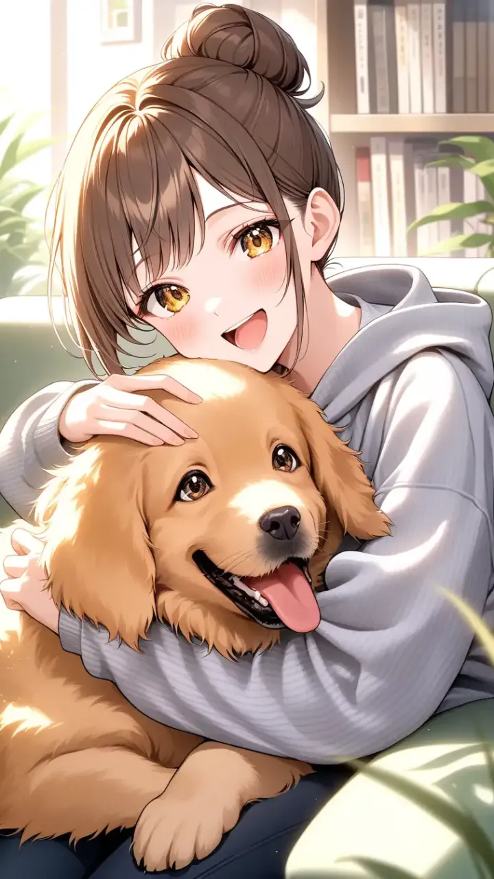 D　どっちも好きだけど、犬を飼っていました