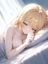 寝起きの彼女·おはよう、まだ眠い の投稿作品