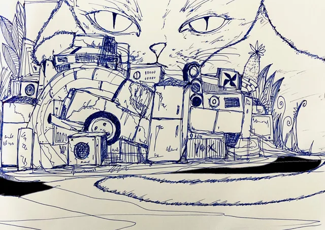 手描きの絵を実写化してみた