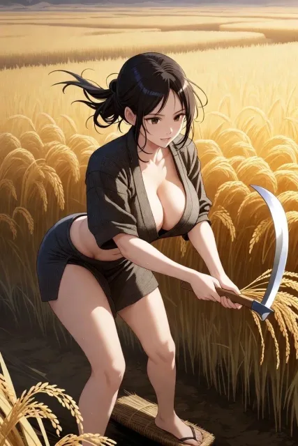 稲刈り - lingerie