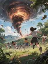 おいおい、飛ばされるぞ=͟͟͞͞( ง ᐛ)ว