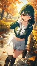 娘の制服を着るには流石に無理がある🤣