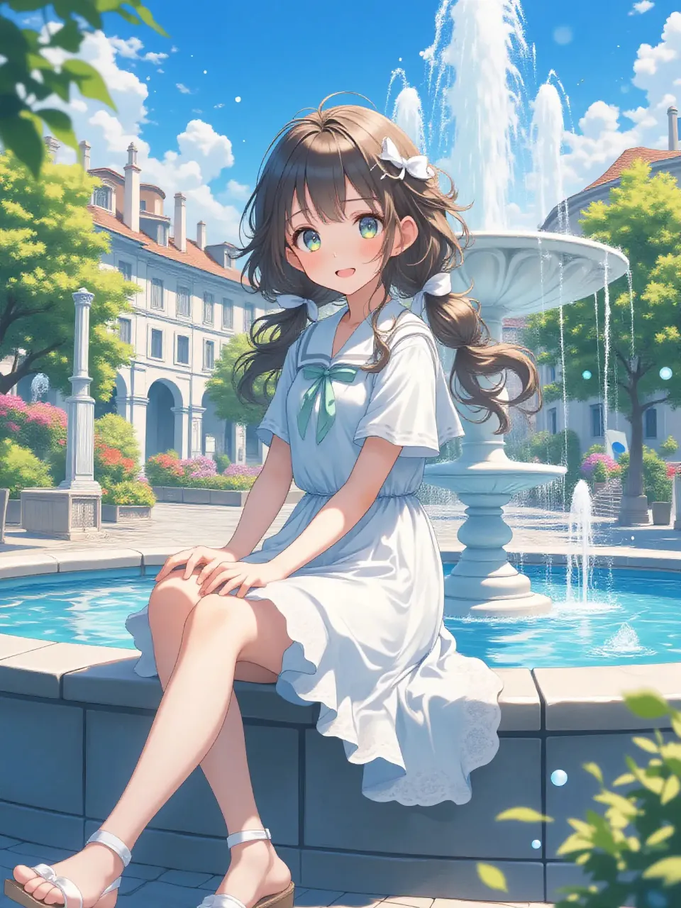 ヘアアレンジの稚奈。