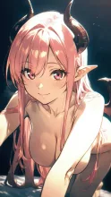 全裸で迫るサキュバス
