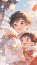 今年のお年玉!なんだか大きい…