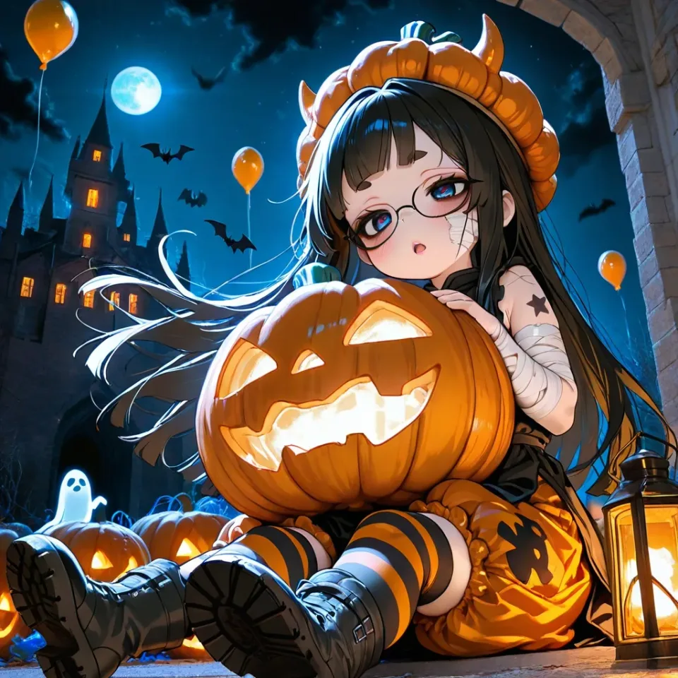 チビ魔女🧙‍♀️｜AIイラスト無料生成 - SUPPART