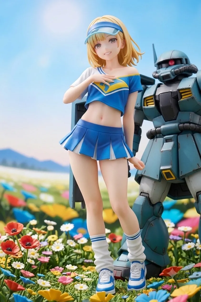 今日を頑張ってる人も、今日は頑張ってない人も、みんなまとめて応援したい、ザクとチアガール！…フィギュア…金