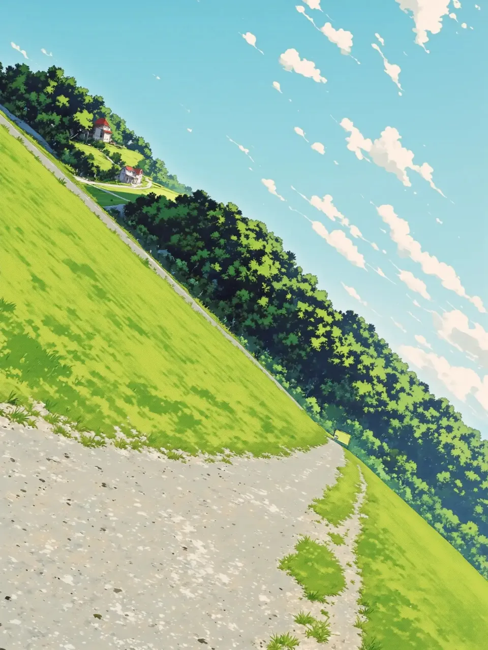 どこかの道
