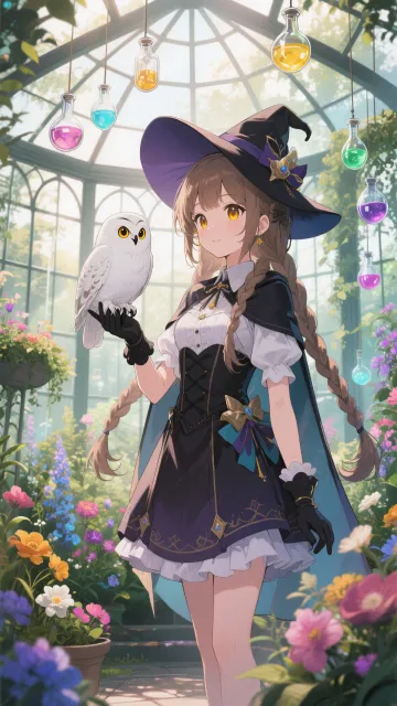 anime style - 魔女の使い魔