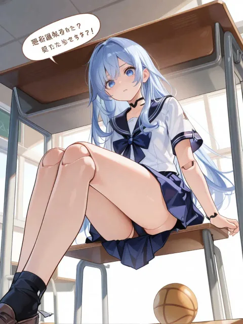 人形の女子高生
