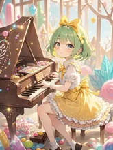 お菓子のピアノ
