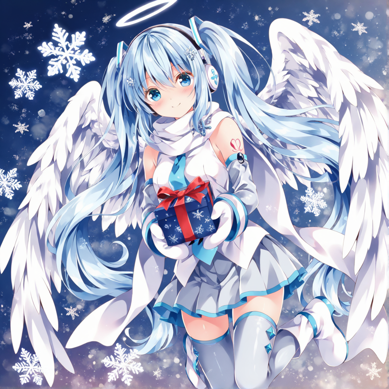 雪ミクちゃん — むなたまさんのAIイラスト
