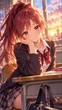 三つ編み vs ポニーテール·結い方で印象は変わる の投稿作品