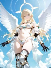 雲の擬人化·空に浮かぶ島で の投稿作品