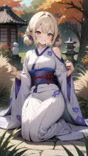 E　ふわり、単衣の肩