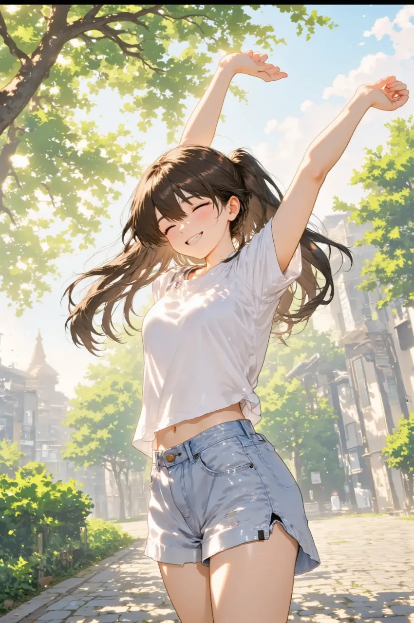 ラジオ体操 — MAOMAOさんのAIイラスト