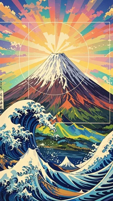 黄金比の大波小波