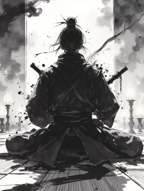 陰陽師、式神の帰りを待つ