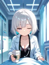 ｴｶﾃﾘｰﾅ「む……いかん…コーヒー飲みかけで眠ってしまったようだな……」