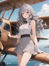 レトロな飛行機