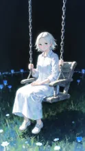 亡霊の乗るブランコ — アシタバさんのAIイラスト