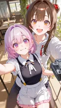 看板娘たちの自撮り！