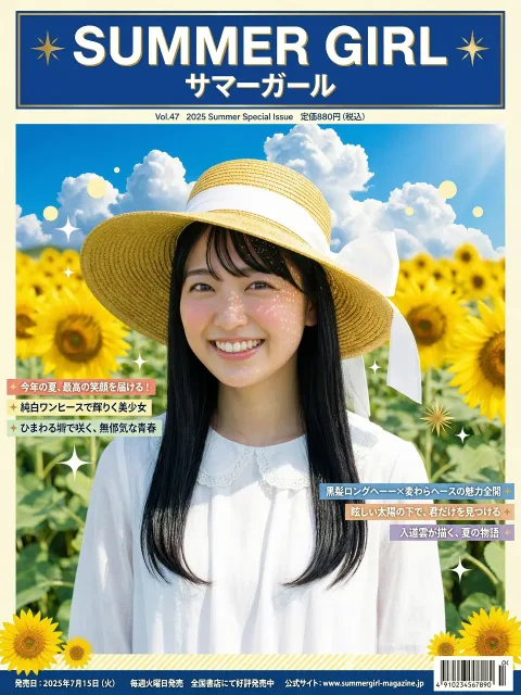 向日葵に負けない笑顔