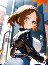 蒼葉「ん？後ろ…乗ってく？」