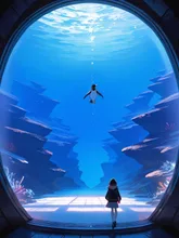 私とおんなじだね、 — 文月さんのAIイラスト