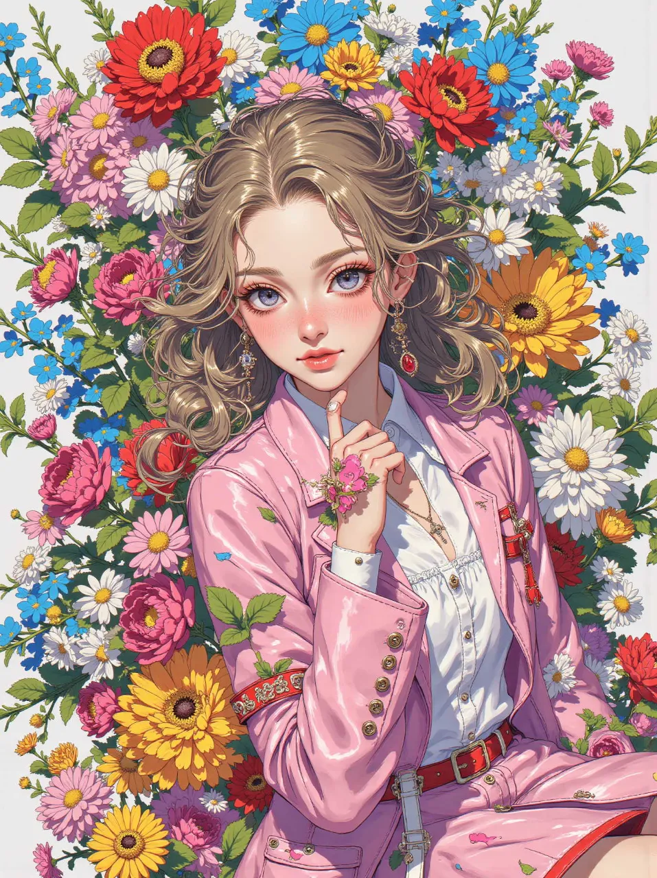 折れない花の中から。