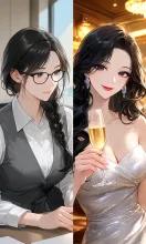 蝶は夜羽ばたく — 画像生成掛け持ちしてますさんのAIイラスト