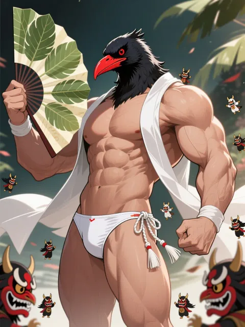 烏天狗マッチョ