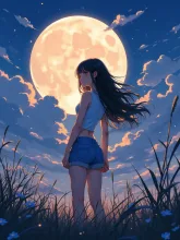 お月見。