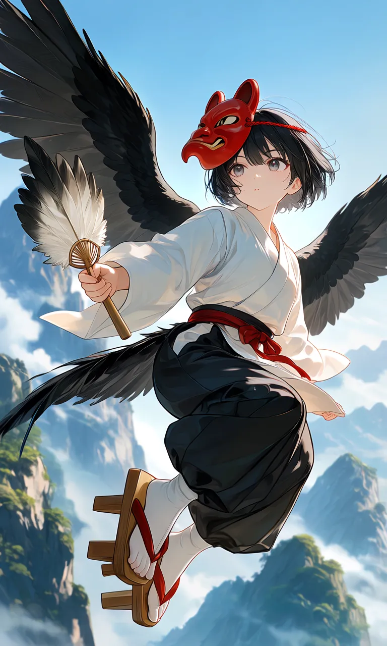 女天狗 — 画像生成掛け持ちしてますさんのAIイラスト