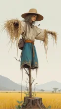 案山子 — naoxさんのAIイラスト