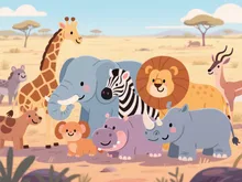 アフリカの動物たち