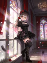 絶対領域の菜摘。
