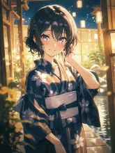 湯上がりの浴衣美人·温泉宿の夜 の投稿作品