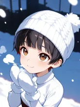 秀美「もっと積もりそうだねっ🎶」